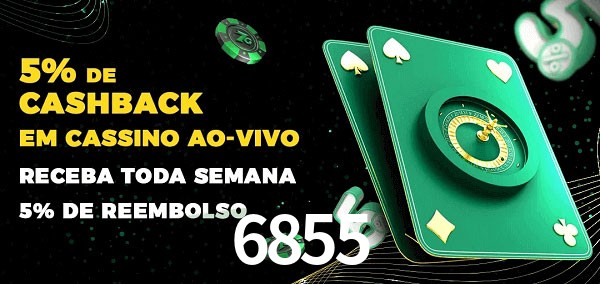 Promoções do cassino ao Vivo 6855